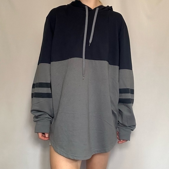 Carbon Other - Men’s monochrome blue hoodie